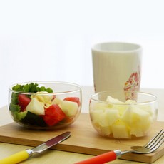 인블룸 다용도 내열 투명유리 샐러드그릇 550ml, 2개 주방용품/1인가구 주방용품 반품 최저가 5,460원