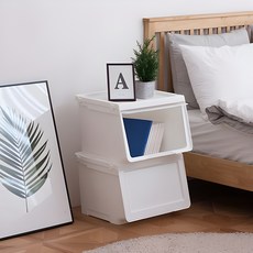 이즈리빙 국내산 슬라이딩 리빙박스, 아이보리, 대(455 x 410 x 315 mm), 2개 홈인테리어/수납/정리 반품 최저가 21,050원