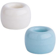 도자기 칫솔꽂이 2p, 블루 + 화이트, 1세트 생활용품/욕실정리용품 반품 최저가 4,760원