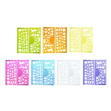 블루마토 모양자2 BC-6008 20cm, 랜덤 발송, 14개 문구/오피스/학용품/수업준비 반품 최저가 4,390원