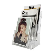 카달로그 꽂이 A5 4p, 투명, 3단 문구/오피스/사무용품 전문관 반품 최저가 13,750원