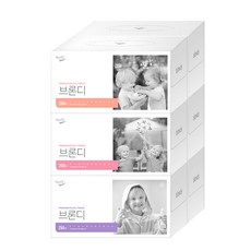 브론디 미용티슈 2겹, 6개, 250매 생활용품/화장지/물티슈 반품 최저가 18,160원