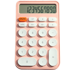 케플러 비쥬얼 사무용 계산기, 핑크, 1개 문구/오피스/사무용품 전문관 반품 최저가 5,460원