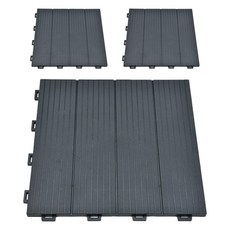 BlueEealth PVC 조립식 마루 다용도 매트, 그레이, 3개 홈인테리어/놀이/다용도매트 반품 최저가 6,650원