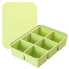 데일리라이크 봉봉 이유식 큐브 트레이 6구, 02 아보카도, 1개 주방용품/밀폐저장/도시락 반품 최저가 4,400원