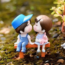 의자 커플 피규어, 블루 홈인테리어/홈데코/디퓨저 반품 최저가 2,100원