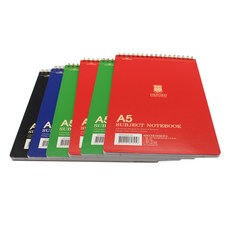 OXFORD 서브젝 절취스프링 상철노트 A5 80매, 랜덤 발송, 6개 문구/오피스/학용품/수업준비 반품 최저가 11,550원