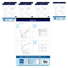 OXFORD 수학패드 A5, 크림, 80매, 8개 문구/오피스/학용품/수업준비 반품 최저가 11,130원