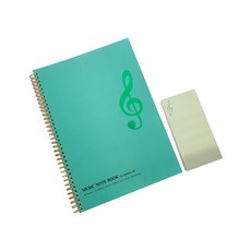 제이로그 높음음자리표 음악노트 A4 + 쁘띠 떡메모지, GOLD(노트 메탈컬러), 1세트 문구/오피스/노트/메모지 반품 최저가 5,770원