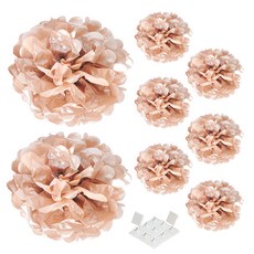 파티쇼 파티꽃볼 8p + 마운트 세트, 로즈골드(꽃볼) 문구/오피스/파티/이벤트 반품 최저가 4,260원