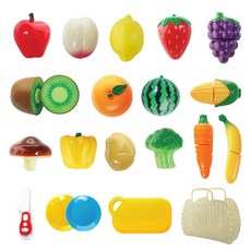 젠토이 싹뚝 자르기 요리놀이 과일 앤 야채 20종 세트 SS20-10, 혼합색상, 1개 완구/취미/역할놀이 반품 최저가 19,230원