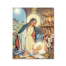 아디코 캔버스 DIY 명화그리기 아기예수의 탄생 40 x 50 cm, 혼합색상, 1개 문구/오피스/미술/화방용품 반품 최저가 7,330원