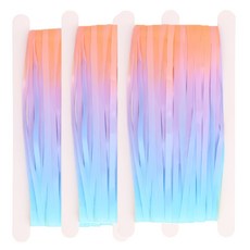무지개 파티 커튼, 혼합색상, 3개 문구/오피스/파티/이벤트 반품 최저가 7,210원
