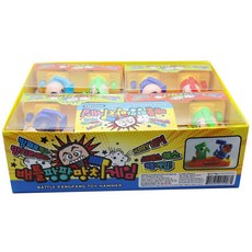 어린이집 생일선물 배틀팡팡 망치게임 6p +리본끈 포장 6p + 메시지 스티커 A x 6p + B x 6p 세트, 랜덤발송, 1개 완구_취미/신생아/영아완구 반품 최저가 10,920원