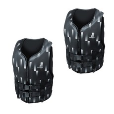 블랙벅 시그니처 패턴 구명조끼 2p, 블랙 완구/취미/물놀이/계절완구 반품 최저가 53,830원