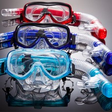 비앤드 잠수경 + 스노클링 세트, 블루 스포츠/레저/수영/수상스포츠 반품 최저가 11,290원