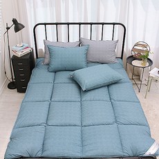 에피소드1 하임 고밀도 마이크로 밴딩토퍼, 블루 홈인테리어/FW 침구샵 반품 최저가 43,810원