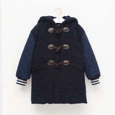 위시키즈 아동용 배색 더플 코트 출산/유아동/유아동패션 반품 최저가 6,850원