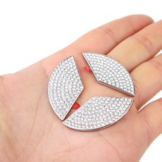 이십이도 벤츠 엠블럼 몰딩 대형, 핸들, 크리스탈 자동차용품/인테리어 반품 최저가 8,360원