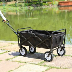 코멧 아웃도어 캠핑 폴딩 카트 + 수납가방 세트 대형 90x50.5x75cm, 블랙, 1개 스포츠/레저/캠핑전문관 반품 최저가 43,110원