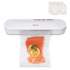 BRUNO 진공포장기 VSC-2101W + 비닐백 20 x 30 cm 5p + 17 x 25 cm 5p 가전디지털/주방가전 반품 최저가 28,910원