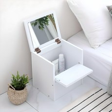 데코퍼니쳐 NEW 피치 미니 화장대, 화이트 홈인테리어/싱글하우스 반품 최저가 18,320원
