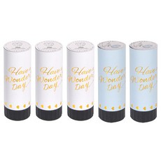 파티쇼 파티꽃가루 폭죽 소형 화이트믹스 3p + 블루믹스 2p 세트, 혼합색상, 1세트 문구/오피스/파티/이벤트 반품 최저가 2,770원