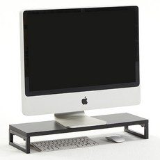 트레벨 데스크 모니터 받침대 선반, 블랙 문구/오피스/사무용품 전문관 반품 최저가 6,290원