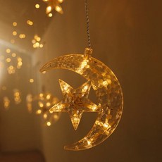 아스파시아 달 별 커튼 usb 전구, 혼합색상, 3m, 1개 undefined/undefined 반품 최저가 7,520원