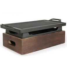 노마드 일본 미니화로대 불판 풀세트 직사각, 320 x 150 x 110 mm, 1세트 주방용품/주방조리도구 반품 최저가 23,450원