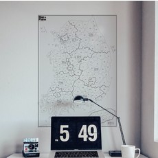 쓰고 지우는 투명 맵플래너 대한민국지도, 1개 문구/오피스/학용품/수업준비 반품 최저가 15,500원