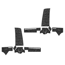 렉스디 폭스바겐 제타 7세대 전용 스크래치 방지 커버 도어스텝 + 안전벨트 홈O 커버, 1세트 자동차용품/익스테리어 반품 최저가 17,780원