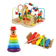 토도리브로 유아 필수 원목교구 3종 세트, 1세트 완구/취미/STEAM완구 반품 최저가 30,440원