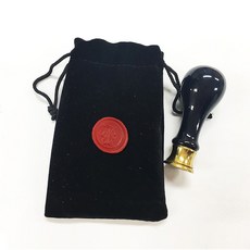 가일아트 알파벳코인 씰도장 세트 (해당씰스티커부착), 2p (쎄라믹씰 1p, 코인 I 1p) + 벨벳주머니, 1개 문구/오피스/데코/포장용품 반품 최저가 11,660원