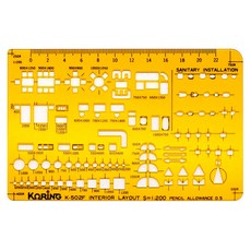 코링 가구 형판 자 1 / 200 K-502, 1개 홈인테리어/수예/수선 반품 최저가 5,400원
