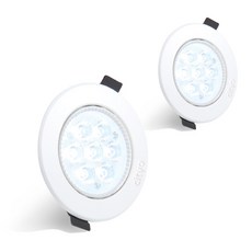 씨티오 LED 매입등 7W, 주광색, 2개 홈인테리어/조명/스탠드 반품 최저가 10,130원