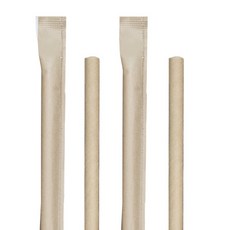 냅킨코리아 21센치 종이빨대 개별포장 크라프트, 500개, 1개입 주방용품/일회용품/종이컵 반품 최저가 9,790원