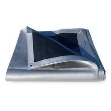 쾌청 PE UV 특수지 방수포 그라운드시트 360 x 630 cm, 실버  + 블랙, 1개 스포츠/레저/캠핑전문관 반품 최저가 57,140원