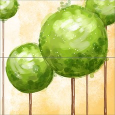 나무의 즐거움-I 2장, Abstract-009, 2개 홈인테리어/셀프인테리어 반품 최저가 22,700원