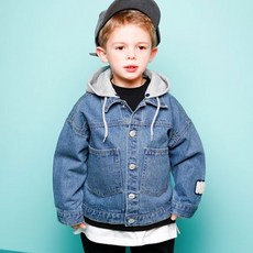 젤리스푼 아동용 New 슈퍼스타 후드 데님 청자켓 출산/유아동/유아동패션 반품 최저가 15,470원