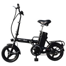 e근두운 미니엘로 24V 접이식 35.56cm 14인치 배터리 미포함 전기자전거, 블랙 가전디지털/전동킥보드/자전거 반품 최저가 196,080원