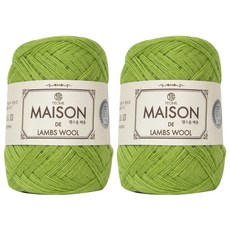 연일섬유 램스울 메종 뜨개실, 24라임, 2개 undefined/undefined 반품 최저가 3,010원