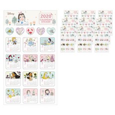 플라잉웨일즈 2020년 디즈니 캘린더 스티커, 애니메이터 돌, 10개 undefined/undefined 반품 최저가 4,290원