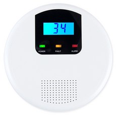 일산화탄소 경보기, 1개, 블랙 생활용품/소화기/화재안전 반품 최저가 20,620원