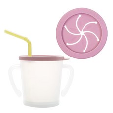 아가프라 매직스낵컵 + 뚜껑, 300ml, 1세트, 핑크 주방용품/유아동컵/빨대컵 반품 최저가 14,550원