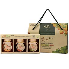 제주이야기 미인 화이바 꼬마 3종 액상차 선물세트, 미인 한라봉차 200g + 오미자차 200g + 매실차 200g, 1세트 식품/커피/원두/차 반품 최저가 12,980원