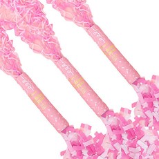 웨딩폭죽 더블샷 컨페티 앤 릴테잎, 핑크 + 화이트, 3개 문구/오피스/파티/이벤트 반품 최저가 6,190원