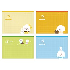 영아트 초등국어 플러피하우스가로노트 4권 혼합, 혼합색상, 1세트 문구/오피스/학용품/수업준비 반품 최저가 4,220원