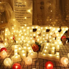 루비코코 알파벳 레터링 감성조명 네온사인, MARRY ME 조합(건전지 타입) 홈인테리어/조명/스탠드 반품 최저가 18,140원