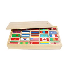 캐스비 튼튼 만국기도미노원목박스 100p, 혼합 색상 완구/취미/블록놀이 반품 최저가 10,750원